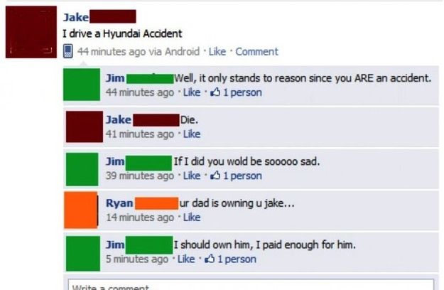 Parents Catching Out Kids On Facebook 17