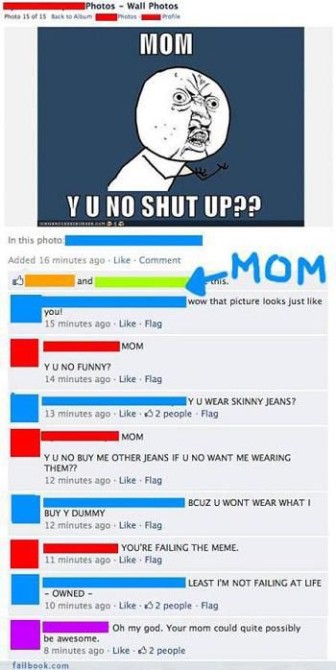 Parents Catching Out Kids On Facebook 6
