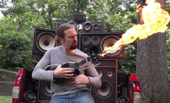 Ukelele Flamethrower