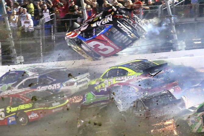 Austin Dillon NASCAR crash