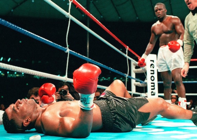 Buster Douglas Knocks Out Mike Tyson