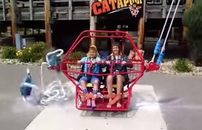 Catapult Ride Cables Snap