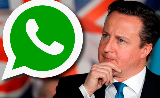 David Cameron Whatsapp