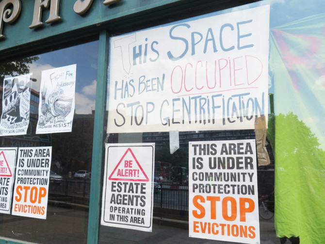 Elephant and Castle Occupied Pub