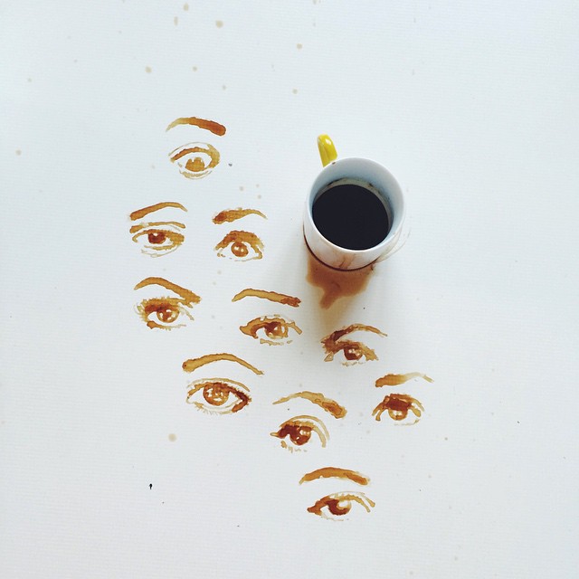 Giulia Bernardelli - Coffee Art - Eyes