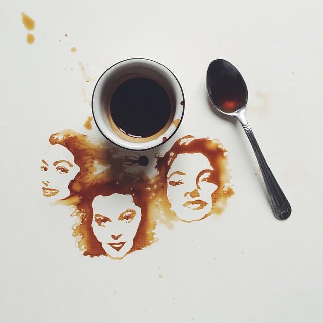 Giulia Bernardelli - Coffee Art - Three Ladies