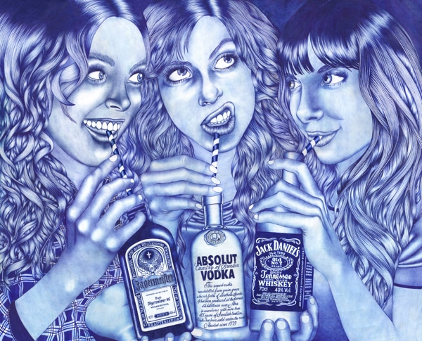 Helena Hauss - Biro Illustration - Drink Up