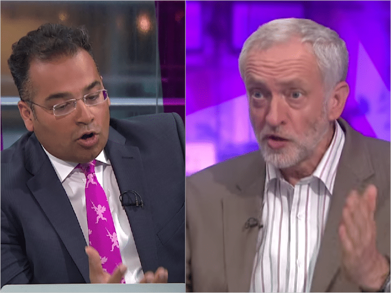 Jeremy Corbyn SWITCHED At Krishnan Guru-Murthy On Channel 4 After He Kept Interrupting Him