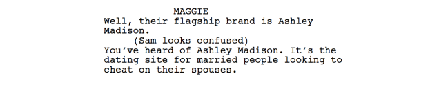 Ashley Madison Screenplay 14