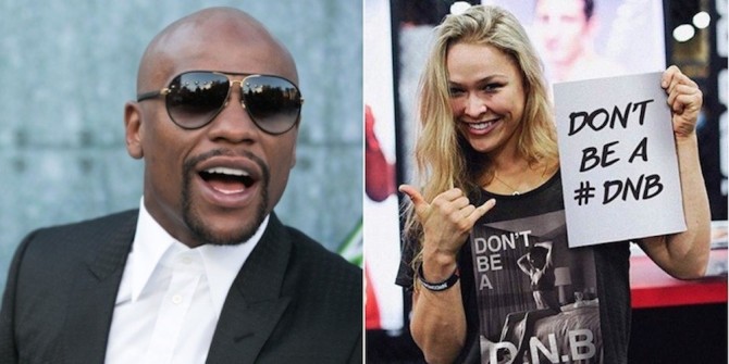 Flod Mayweather Ronda Rousey