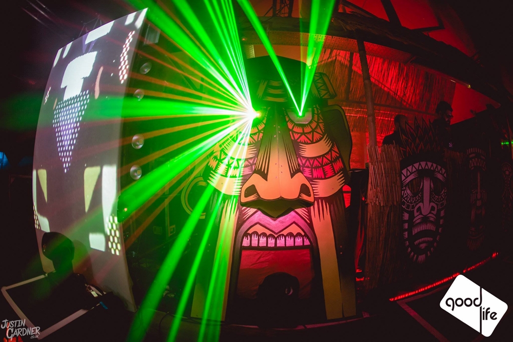 Fools Paradise - Tribal mask lasers