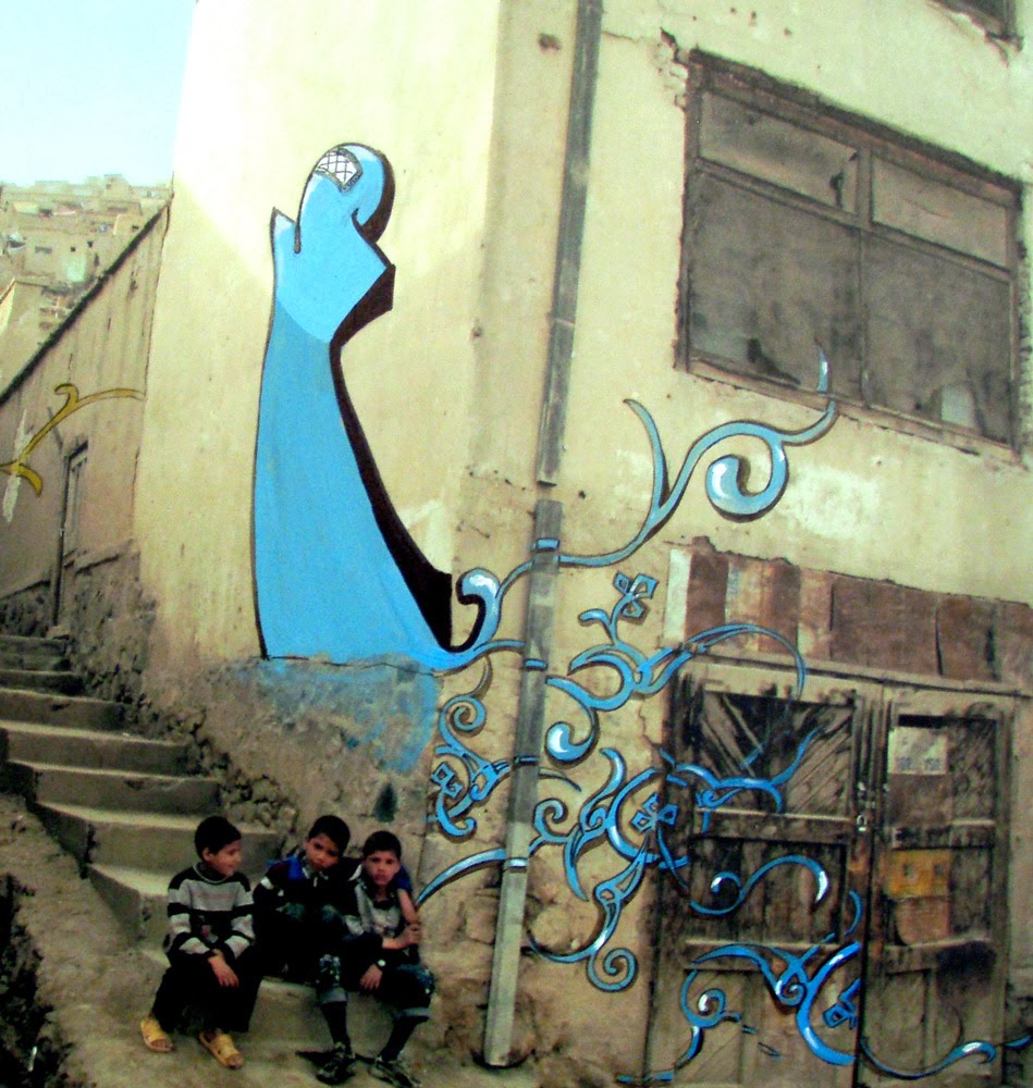 Graffiti Middle East - Blue]