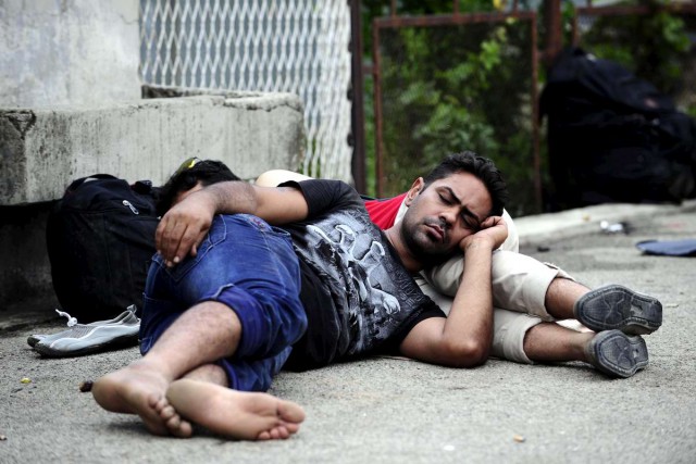 Macedonia - Asylum Seekers Syria - Sleeping Rough