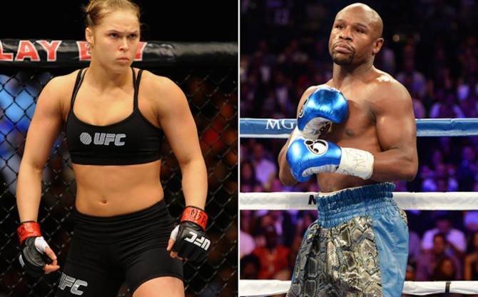 Ronda Rousey Floyd Mayweather