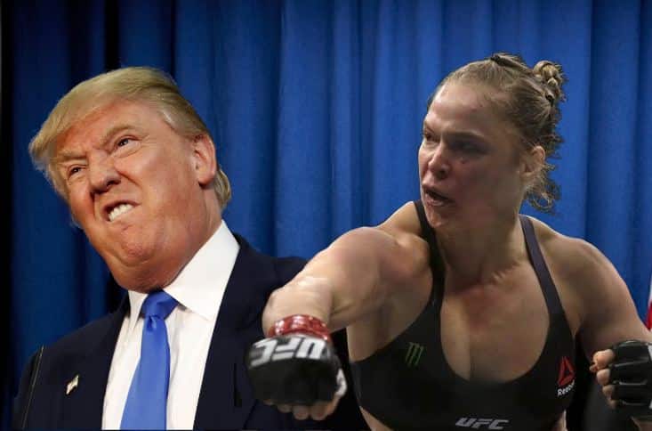 Donald Trump Tells CNN That Ronda Rousey Likes Him, Ronda Rousey Shuts Him Down