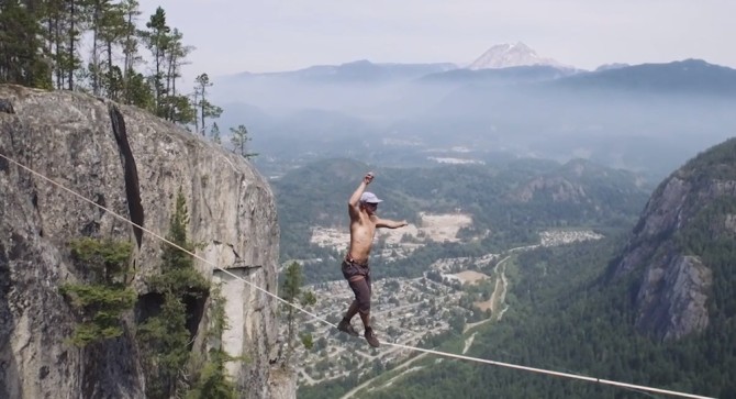 Slackline World Record Spencer Seabrooke