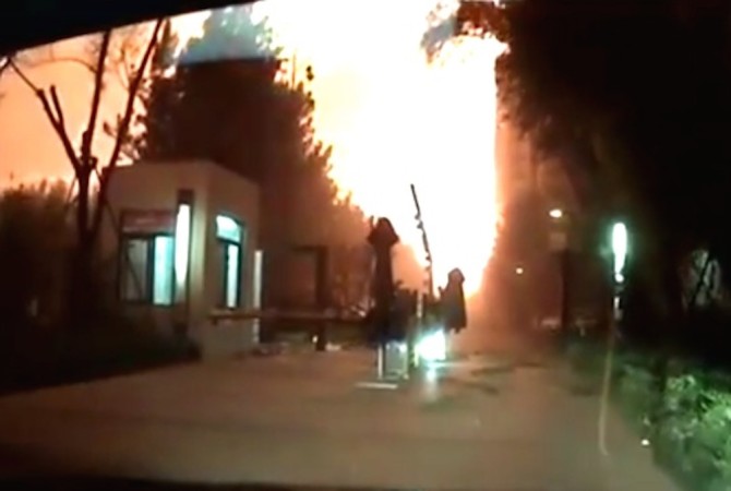 Tianjin Port Explosion Dashcam