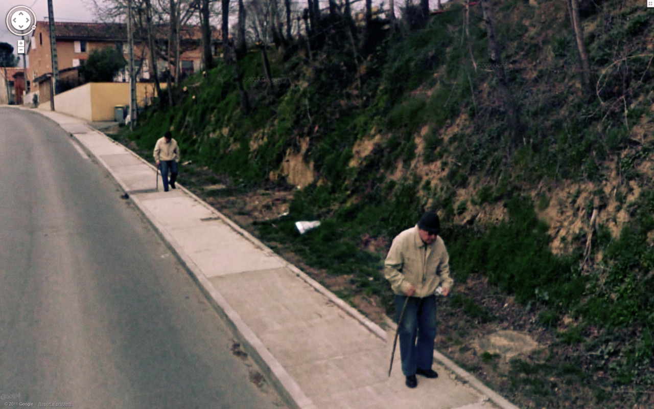 Weird Google Street View - Matric Man