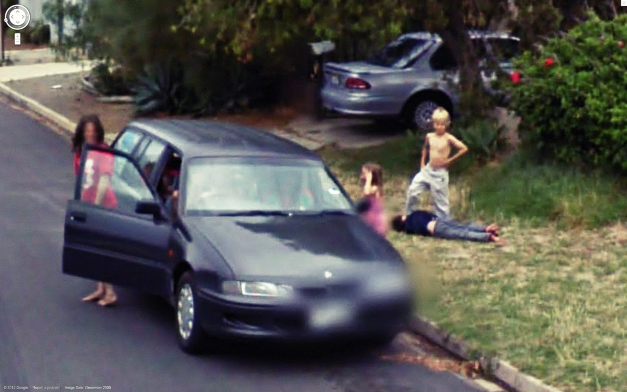 Weird Google Street View - The Victor