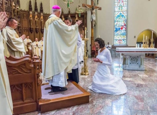 Woman Marries Jesus Christ