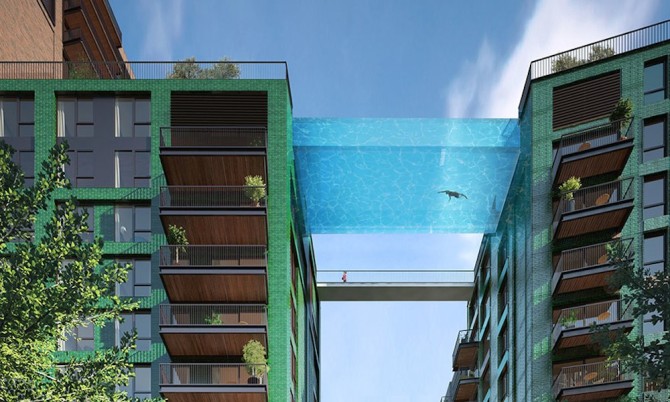 World's First Glass Swimming Pool