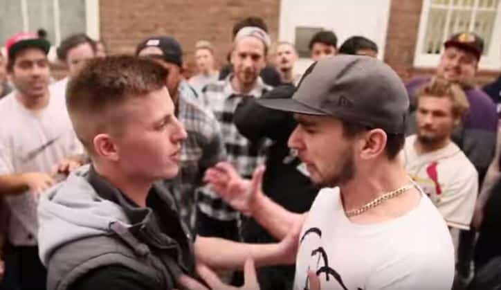 Battle Rapper Who Pulled A Whitey The Other Week Just Got His Shirt Ripped Up In Another Battle