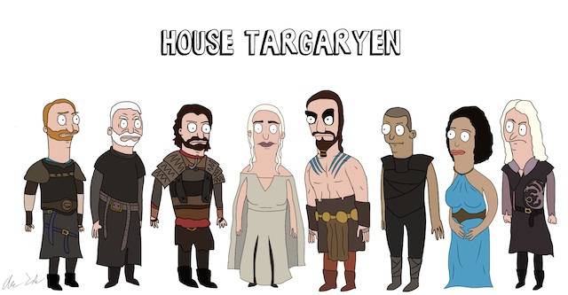 Bob's Burgers Game Of Thrones 4