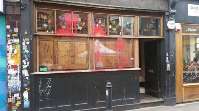 Cereal Cafe Vandalised