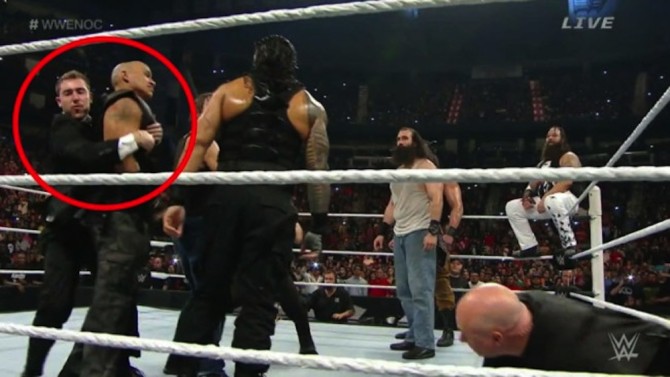 Fan Hits WWE Ring