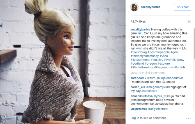 Hipster Barbie Instagram 2