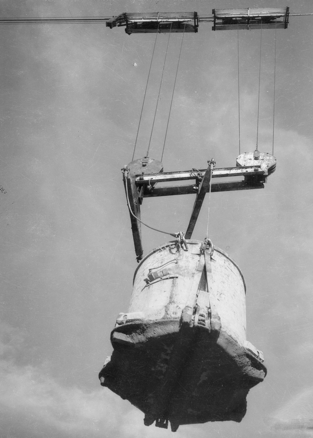 1934 --- Concrete conveyance dw-1934-412-08-67~37 --- Image by © Dick Whittington Studio/Corbis