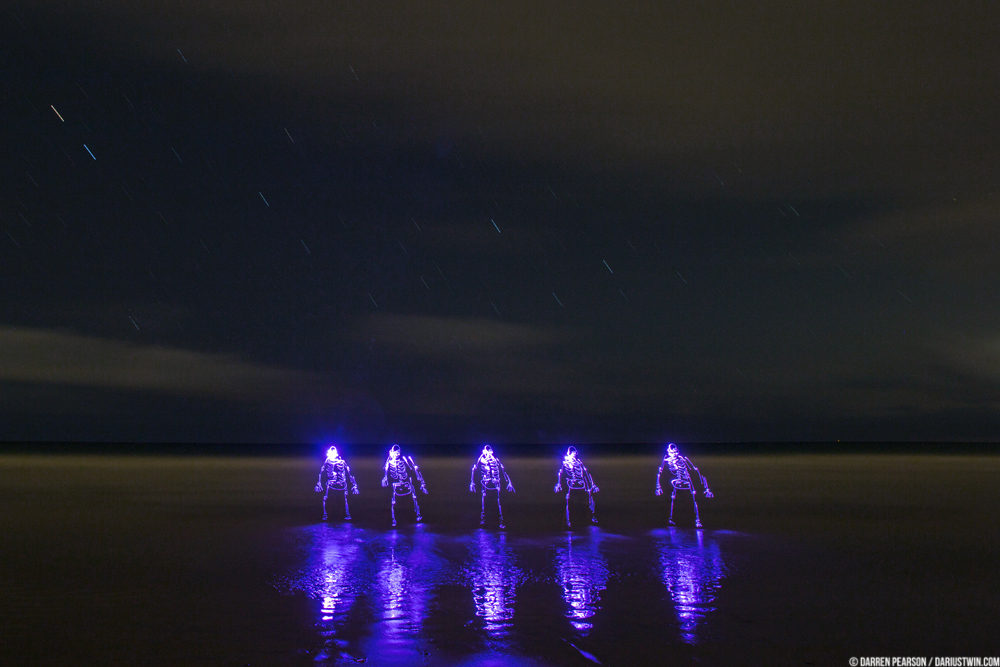 Long Exposure Photography - Darius Twin Skeletons