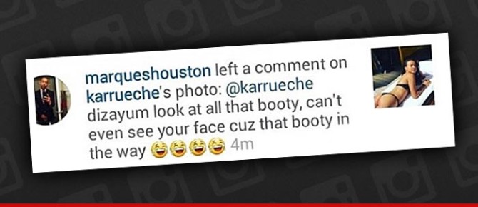 Marques Houston Karreuche Tran Comment