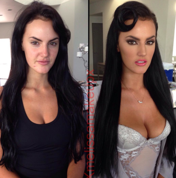 Porn Stars Before And After Makeup 6