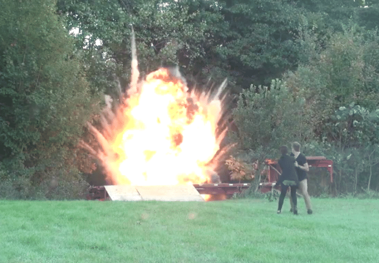 YouTube Prankster Pretends To ‘Blow Up’ His Son In Front Of The Kid’s Horrified Mum