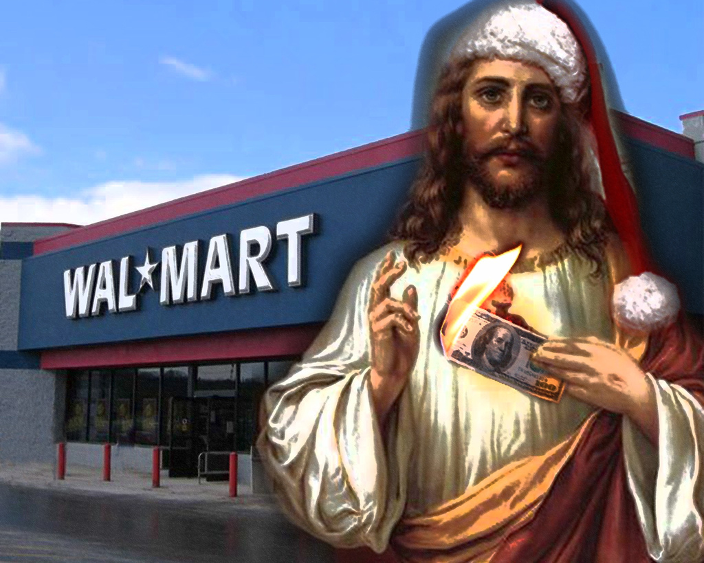 Christmas Is Awesome - Jesus Vs Walmart