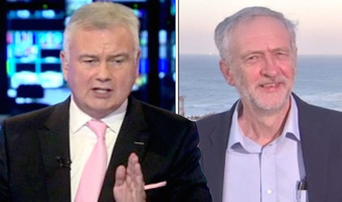 Eamonn Holmes Jeremy Corbyn