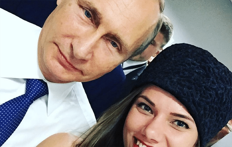 Miss Russia Finalist Barges Through Security To Take Selfie With Vladimir Putin