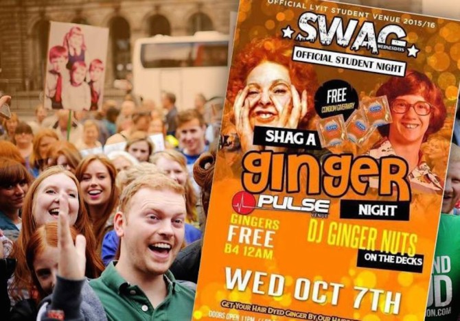 Shag A Ginger Night Cancelled