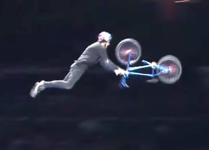 World's First No Handed BMX Flip