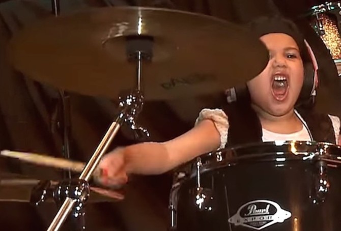 5 Year Old Girl System Of A Down Cover