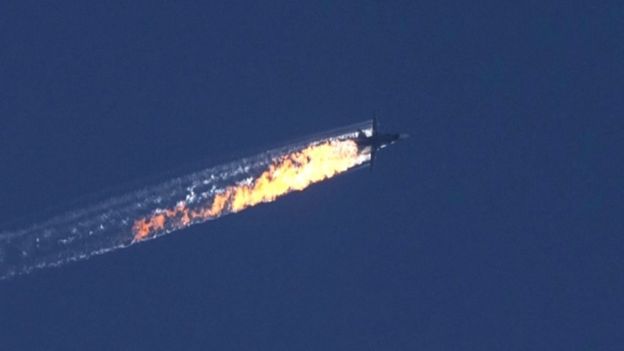 Russian Jet Shot Down