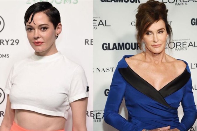 Caitlin Jenner Rose McGowan