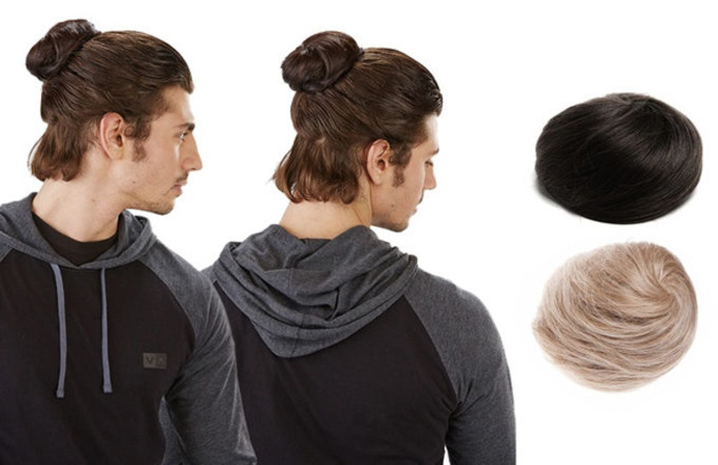 Clip On Man Bun 1