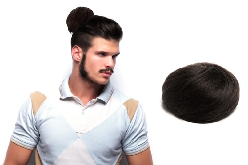 Clip On Man Bun 2