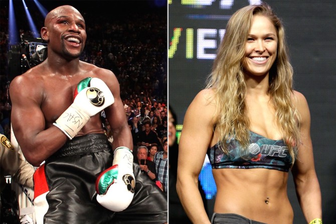 Floyd Mayweather Ronda Rousey