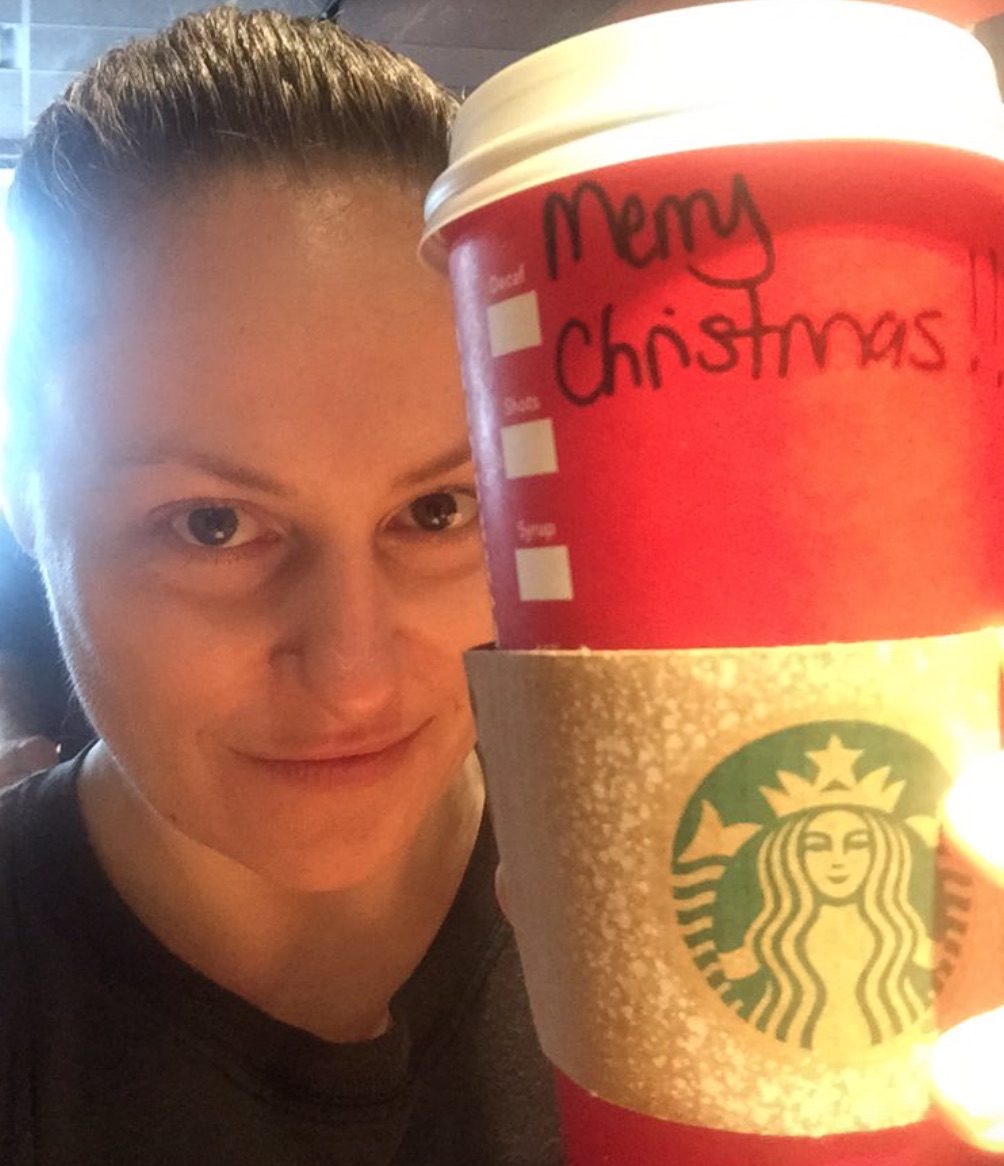 Merry Christmas Starbucks 1