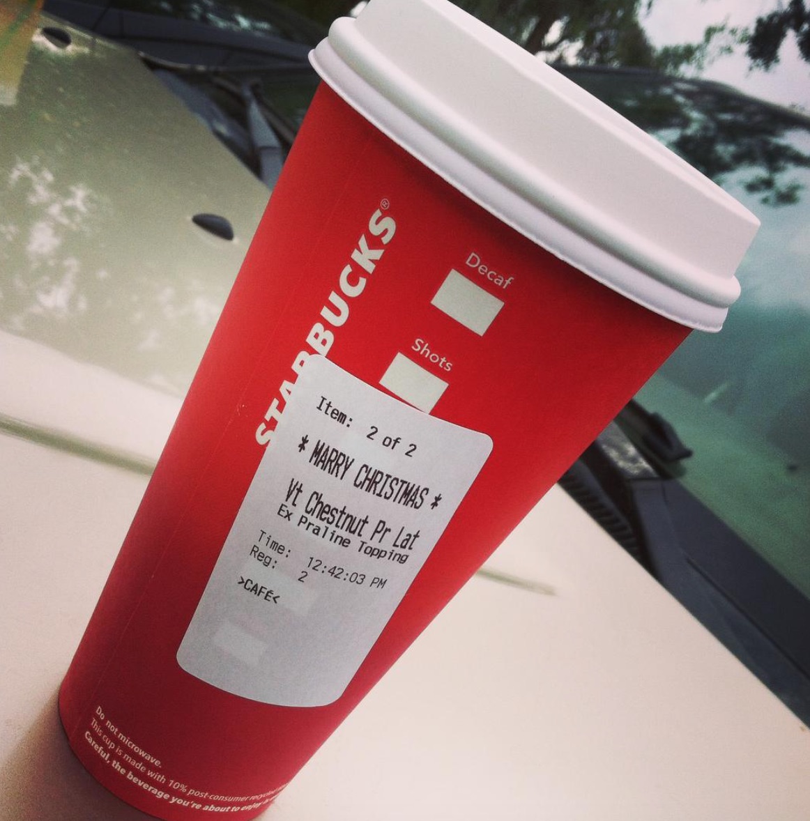 Merry Christmas Starbucks 6