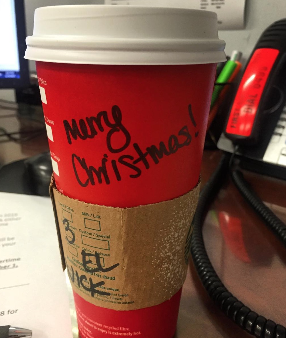 Merry Christmas Starbucks 7