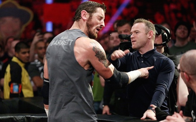 Wayne Rooney Wade Barrett